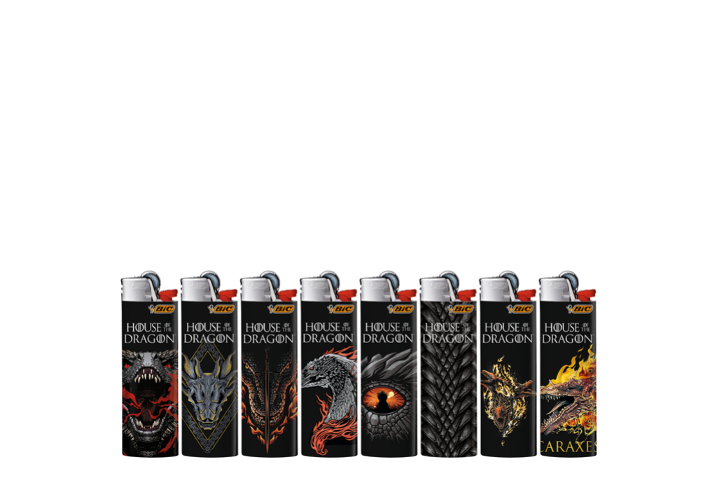 50 1St Pg BIC Feuerzeug J26 Maxi House of the Dragon Limited Edition 
