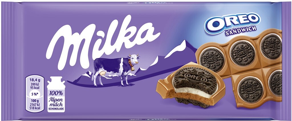 15 92gr Ta Milka Oreo Sandwich 