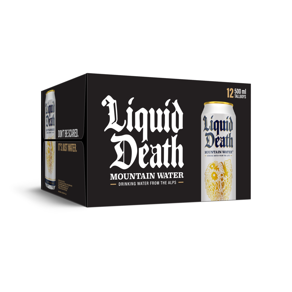 12 0.50l Ds Liquid Death Mountain Water  