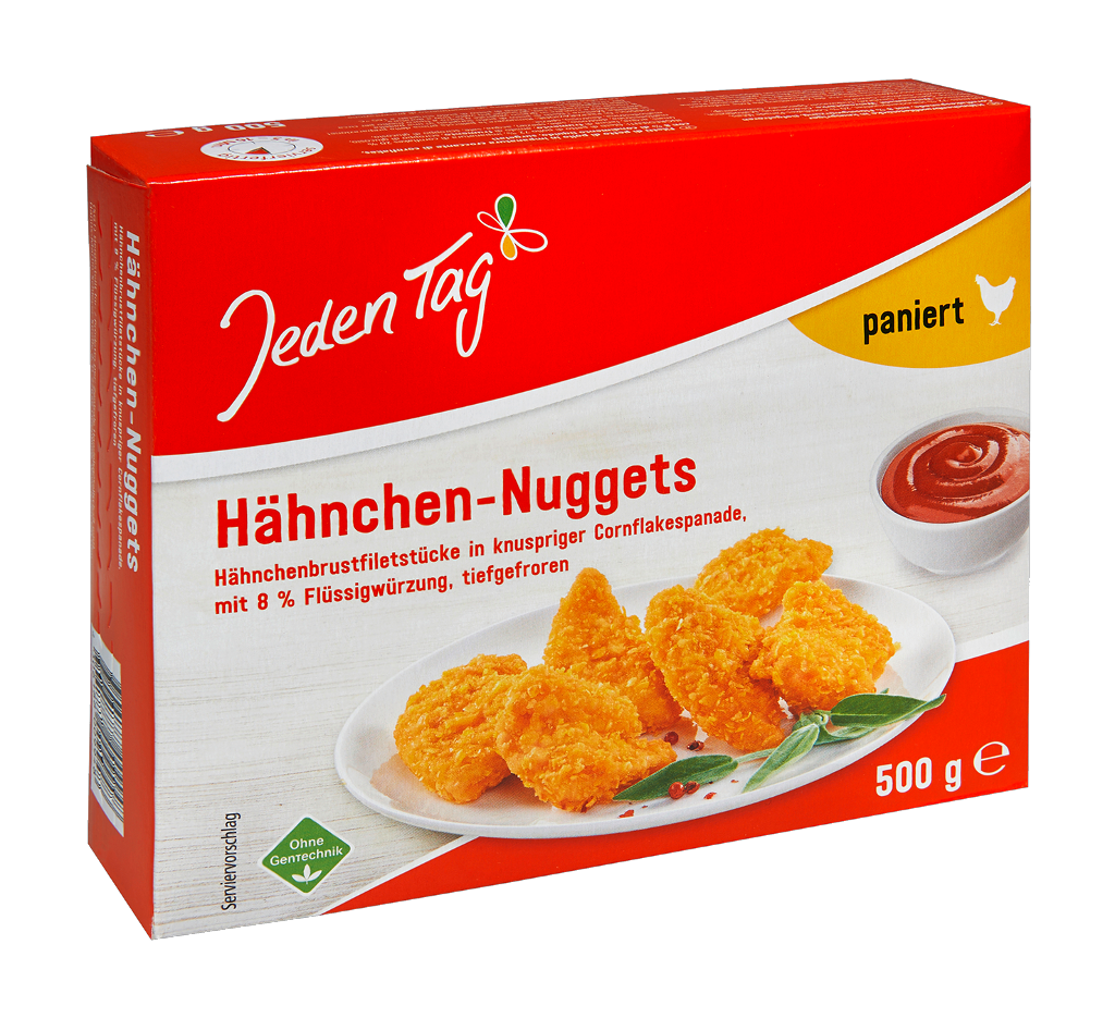 10 500g Pg TKK Jeden Tag Hähnchen Nuggets 