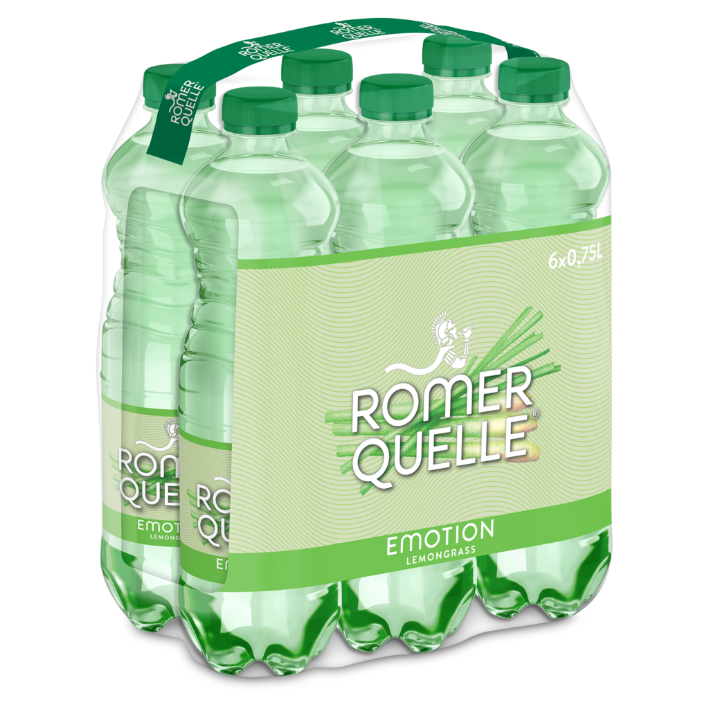 6 0.75l Fl Römerquelle Emotion Lemongrass PET EWP 