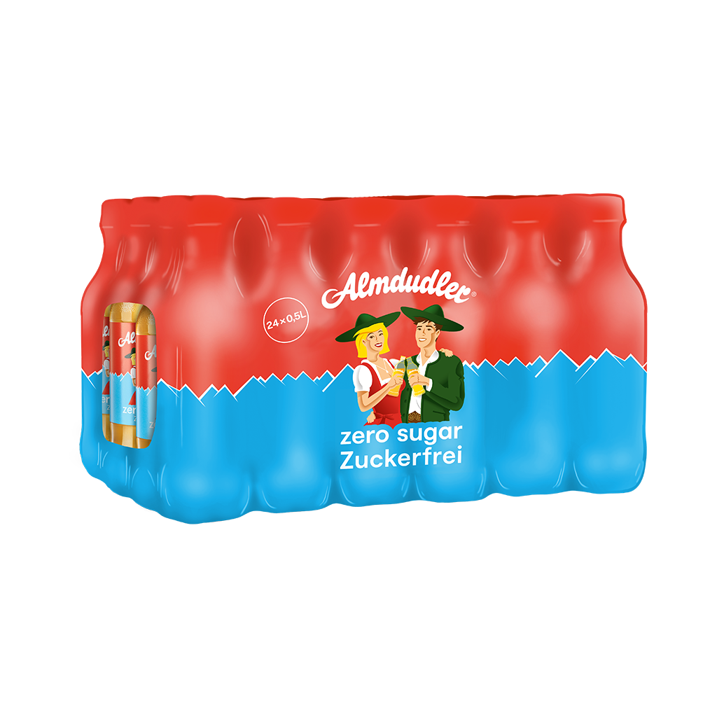24 0.50l Fl Almdudler zuckerfrei PET EWP 