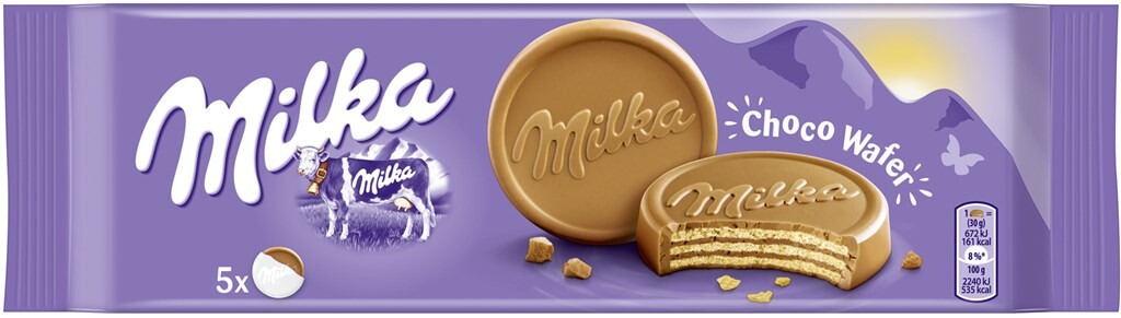 14 150gr Pg Milka Choco Wafer 