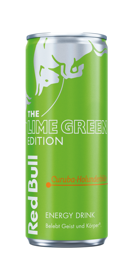24 0.25l Ds Red Bull Lime Green Edition Curuba Holunderblüte EWP 