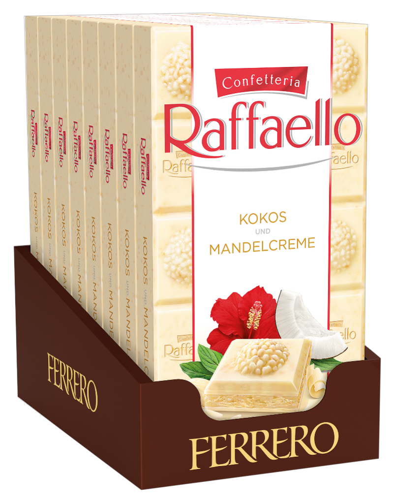 8 90g Ta Ferrero Raffaello Tafel 