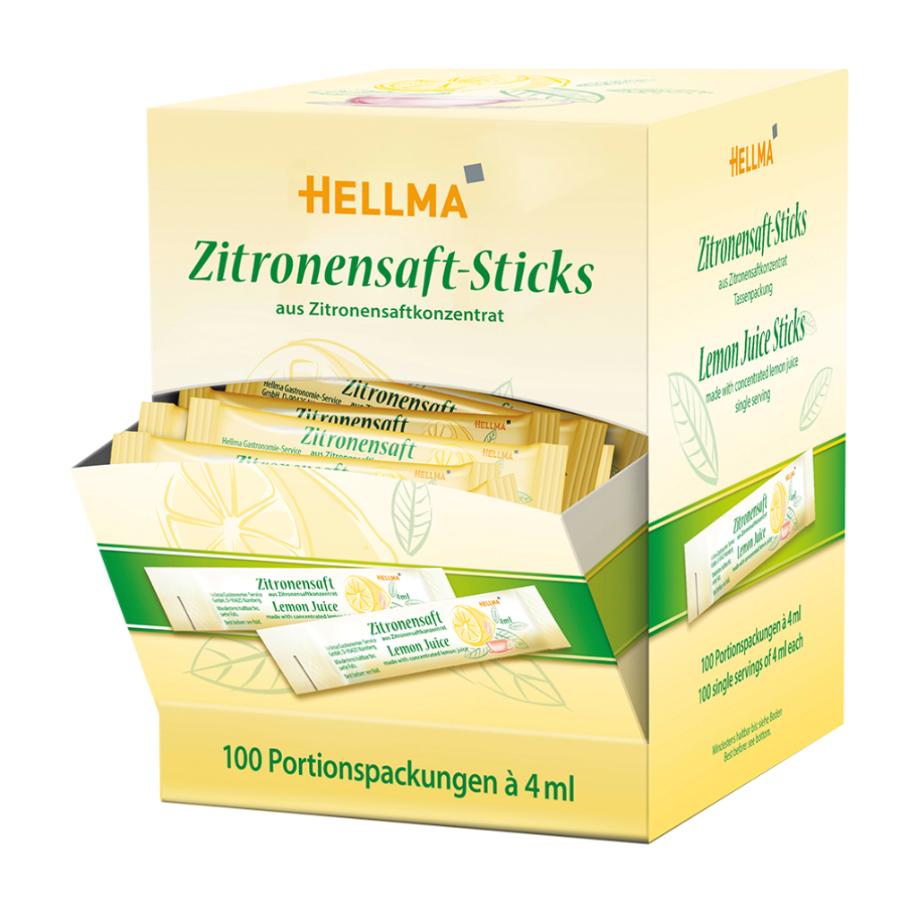 1 100StPg Hellma Zitronensaft Sticks 