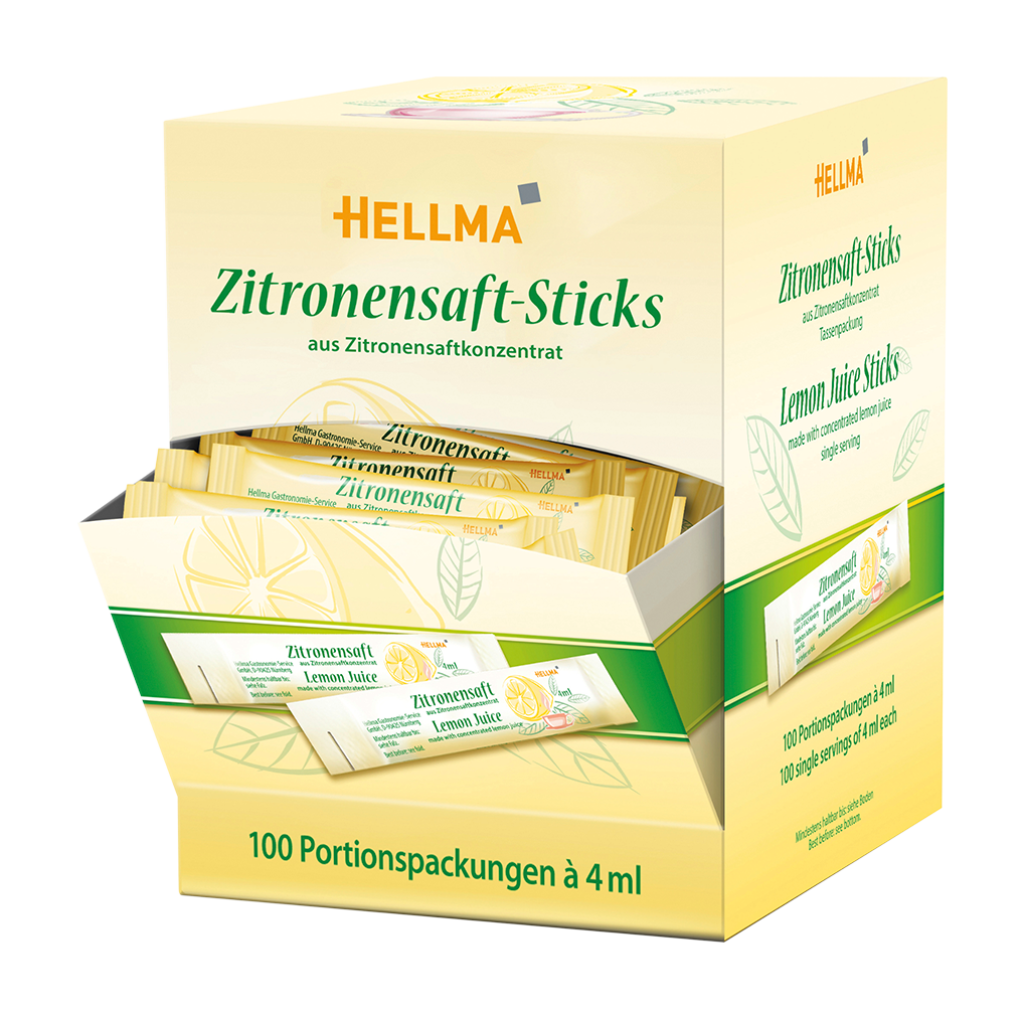 1 100St Pg Hellma Zitronensaft Sticks 