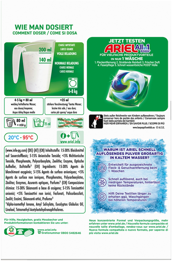 6 1.15kg Pg Ariel Pulver Regulär 23WG 