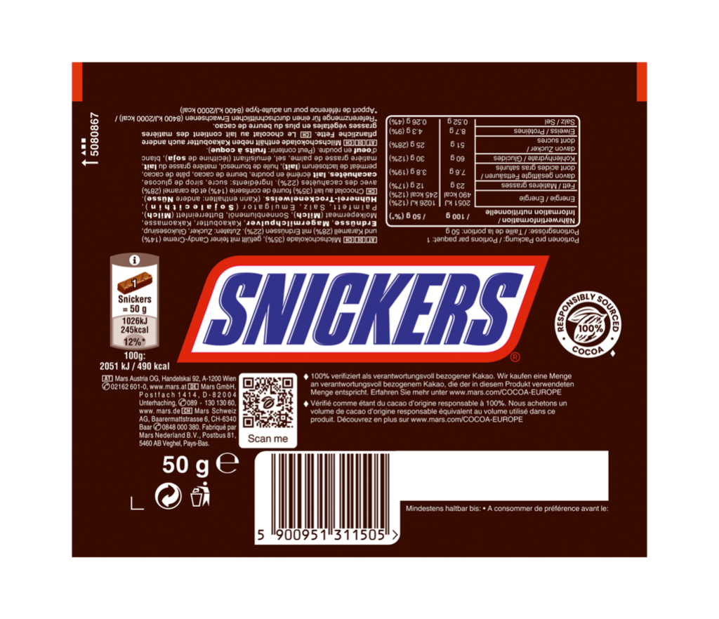 24 50grPg Snickers Classic 