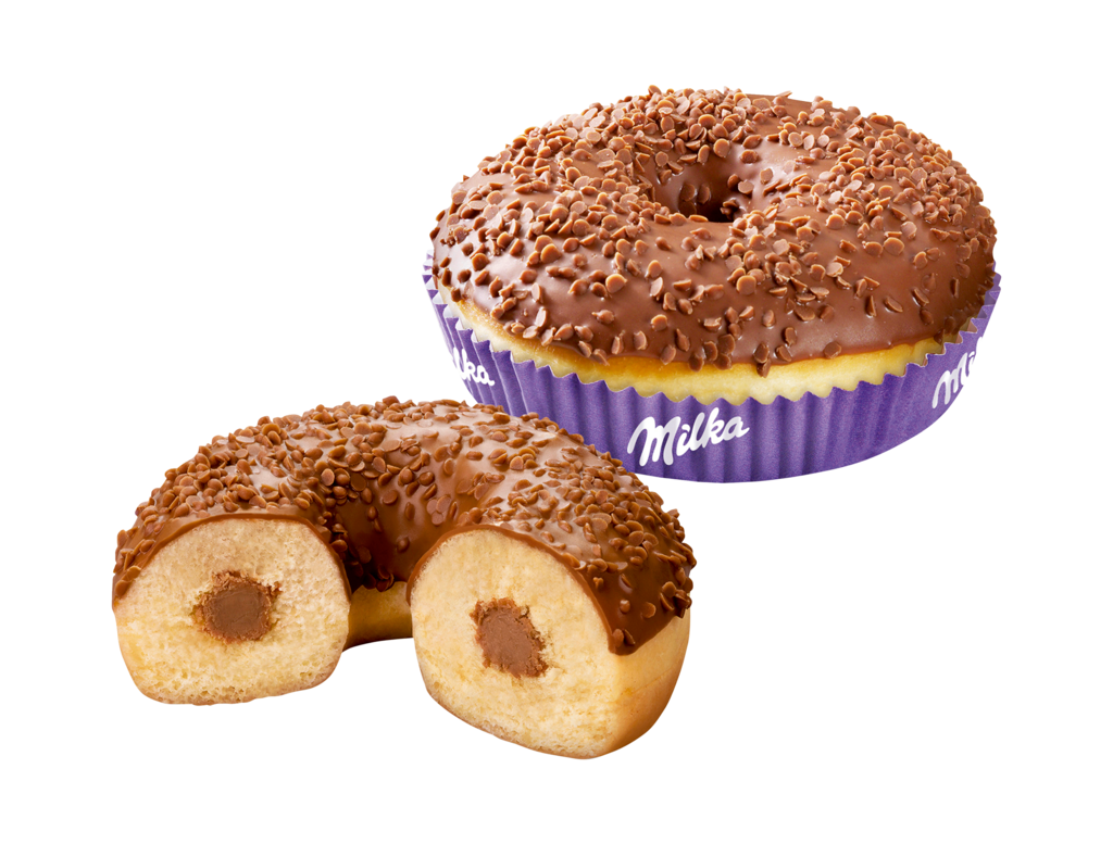 48 65gr Pg TKK Milka Donut gefüllt einzelverpackt 
