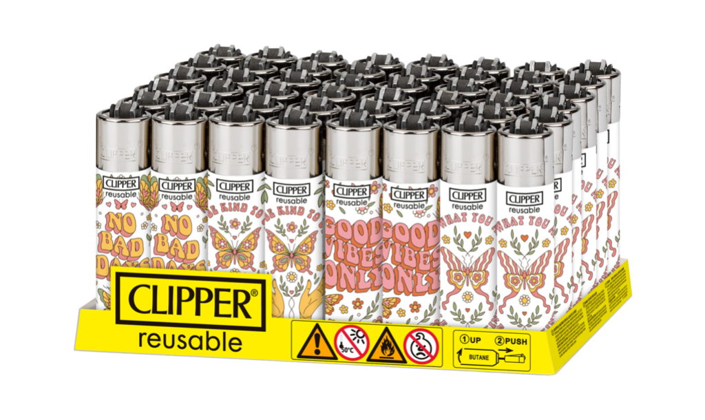 48 St Pg Feuerzeug Clipper 70`s Vibes  