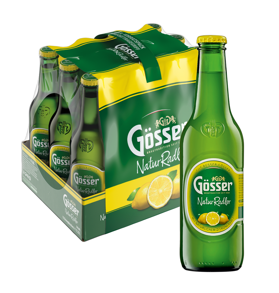 12 0.33l Fl Gösser Naturradler Zitrone 