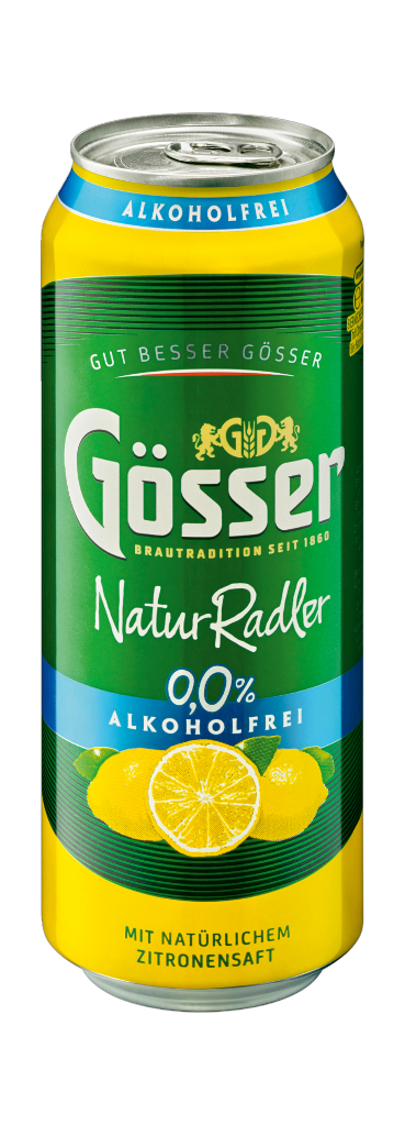 4 6/0.50 MP Gösser Naturradler Zitrone 0,0% Dose 