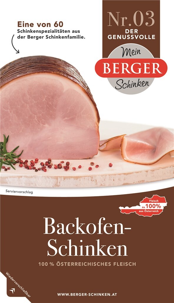5 100gr Pg Berger Backofenschinken    > 
