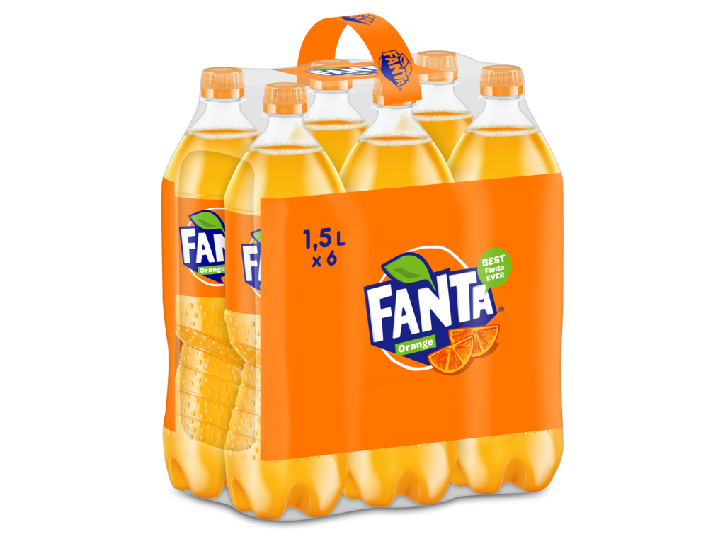 6 1,50lFl Fanta Orange PET 