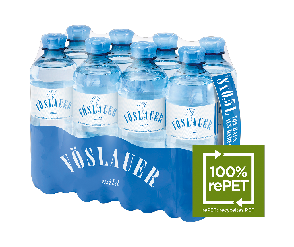 8 0.50l Fl Vöslauer mild PET EWP 
