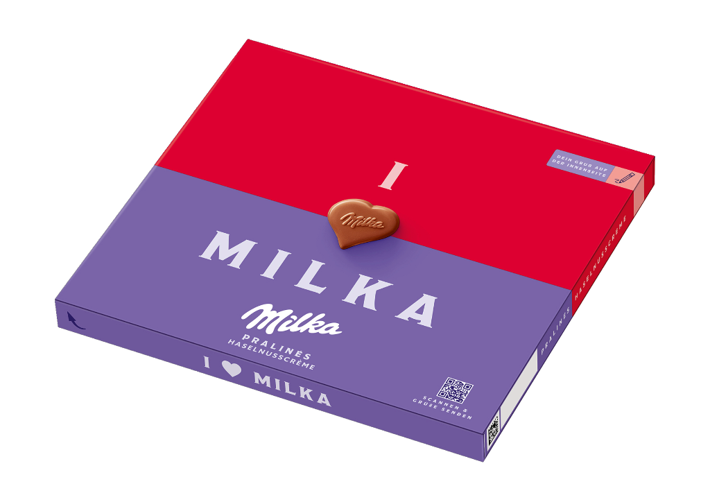 10 110g Pg Sags mit Milka I love Milka Haselnuss 