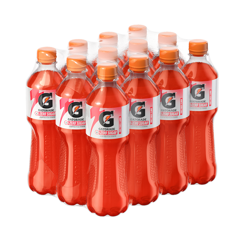 12 0.50l Fl Gatorade Fruit Punch Zero Sugar PET EWP 