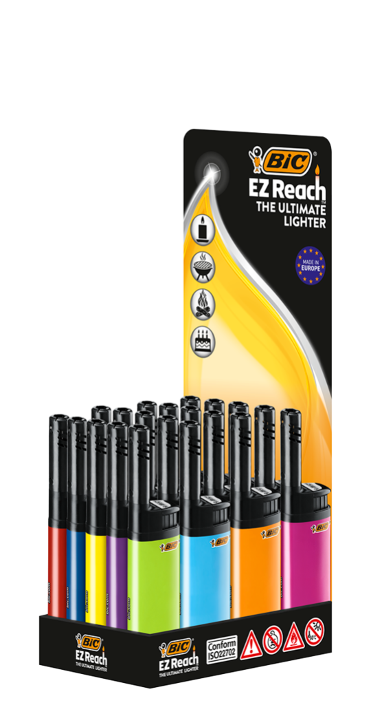20 1St Pg BIC EZ Reach Stabfeuerzeug 