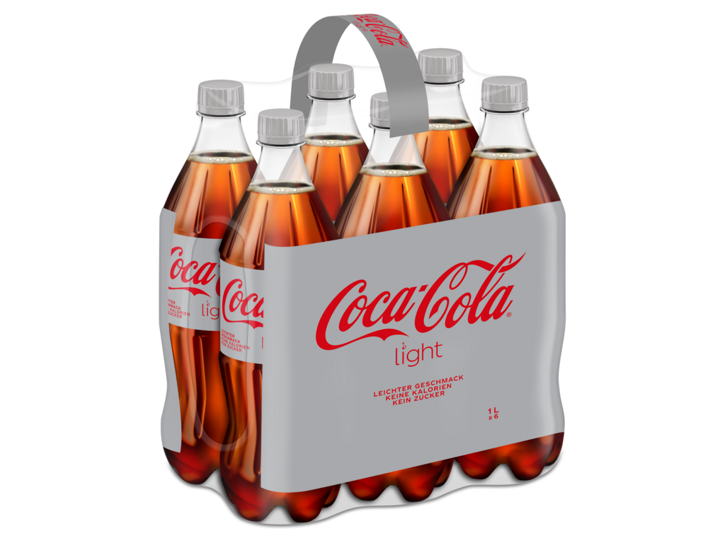 6 1.00l Fl Coca Cola Light PET EWP 