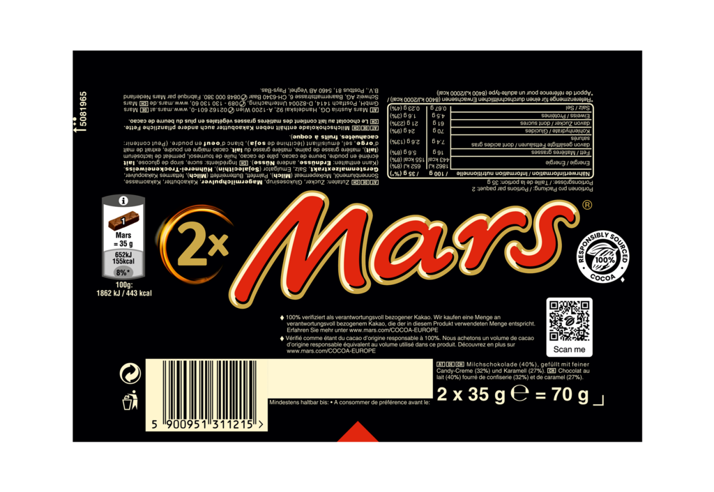 24 70g Pg Mars Classic 2er 