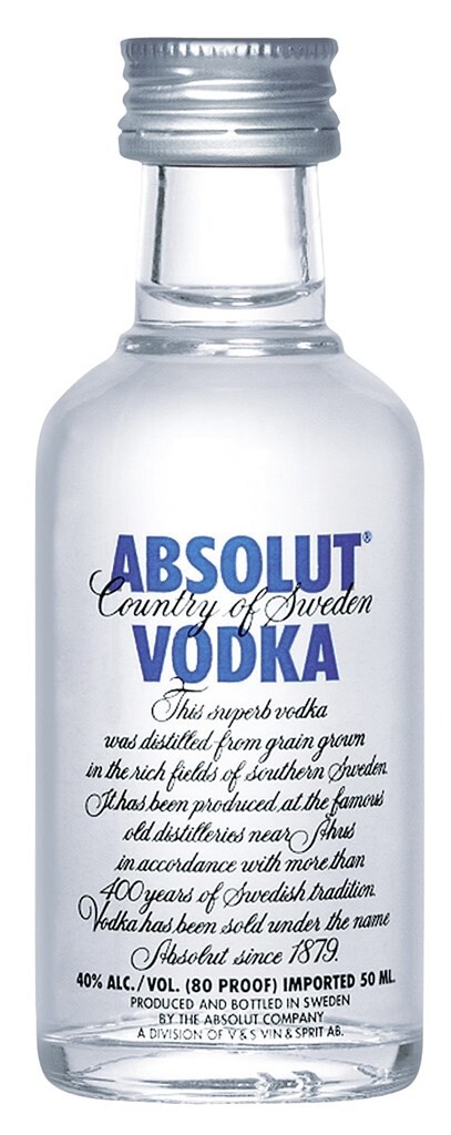 12 0.05l Fl Absolut Vodka 40% 