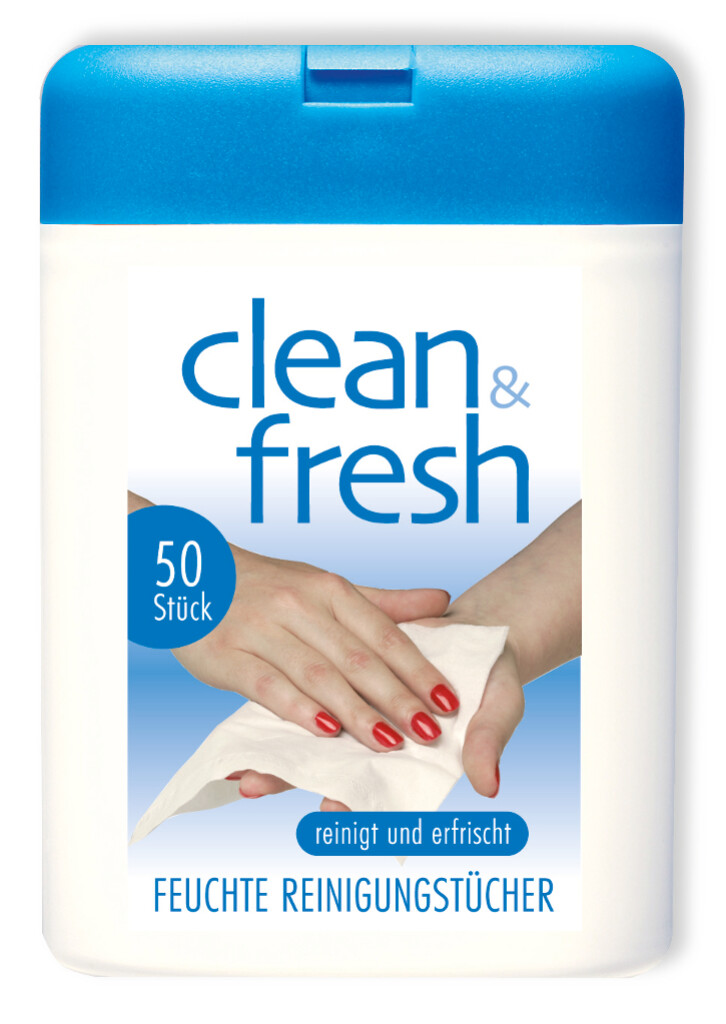 12 50 St clean & fresh Reinigungstücher 