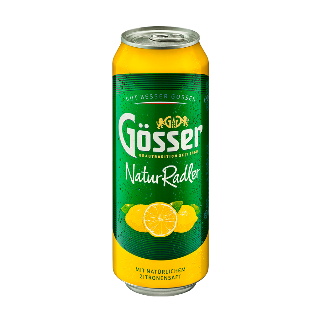 4 6/0.50MP Gösser Naturradler Zitrone Dose EWP 