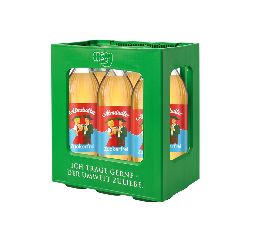 6 1.00l Fl Almdudler Zuckerfrei MW  