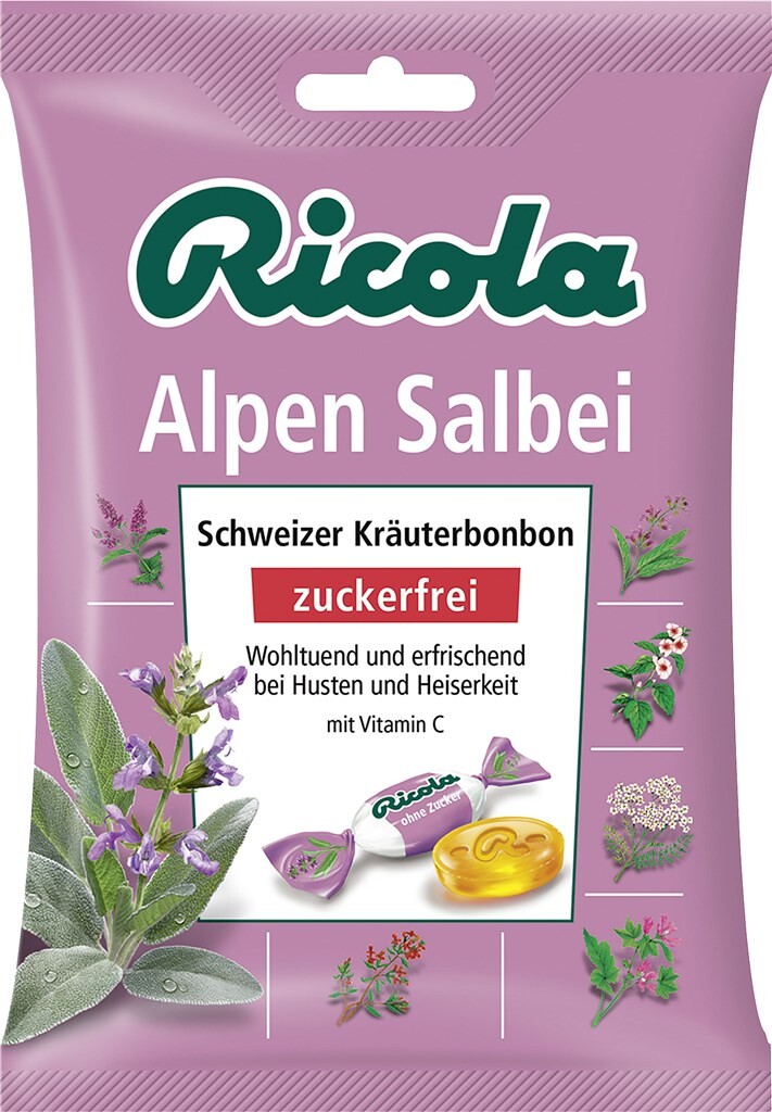 18 75g Bt Ricola Salbei zuckerfrei 