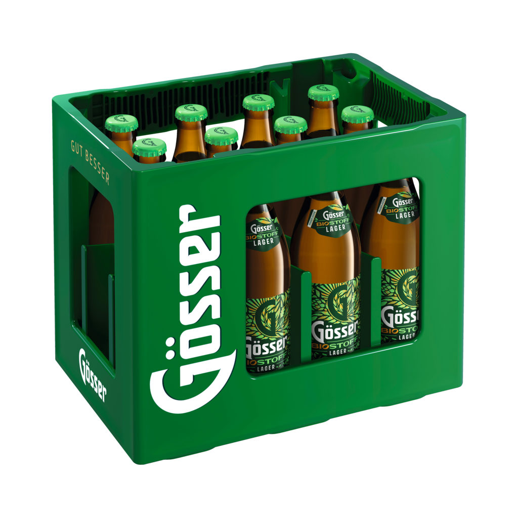 12 0.33l Fl Gösser Biostoff Lager MW 