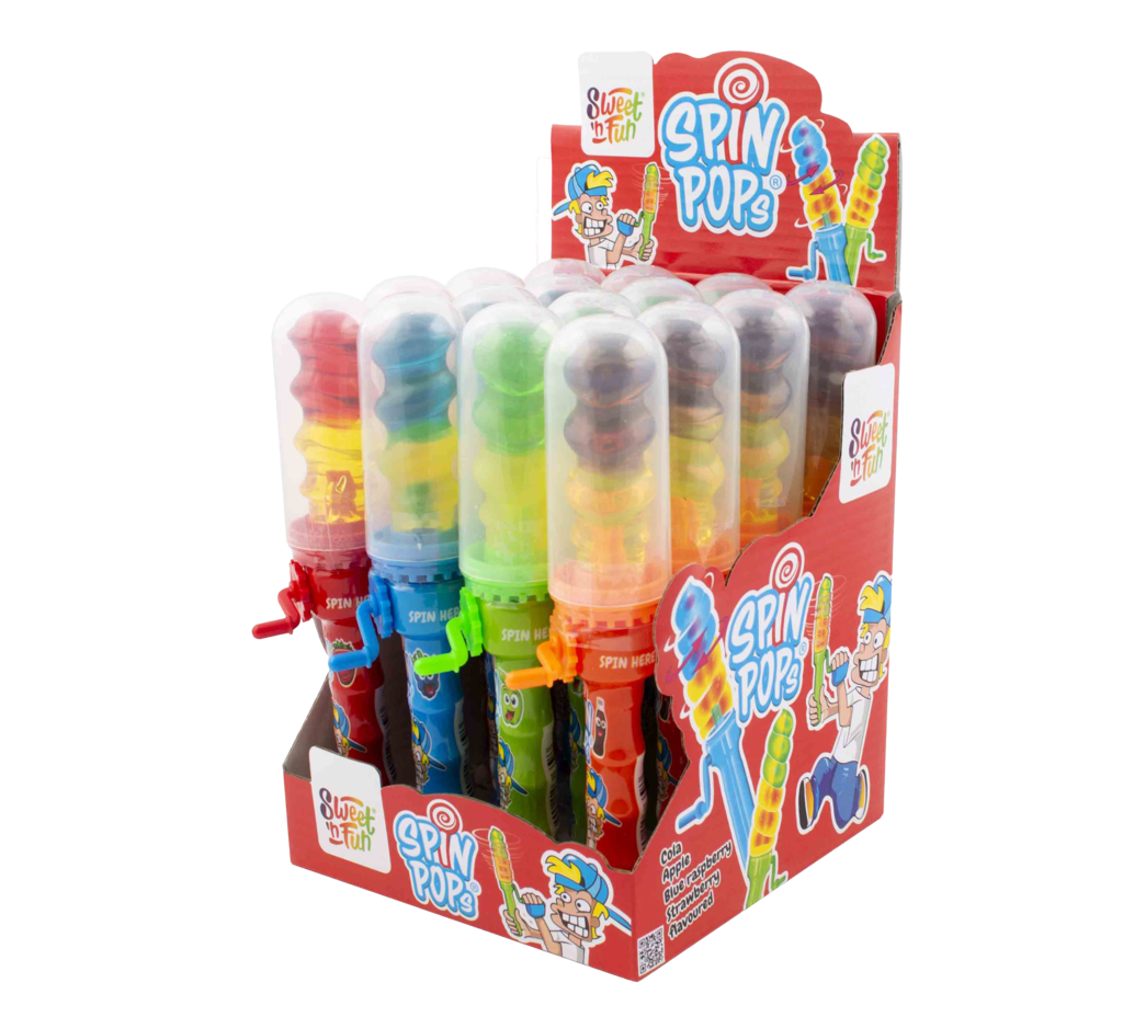 16 23g Pg Sweet´n Fun Spin Pops 