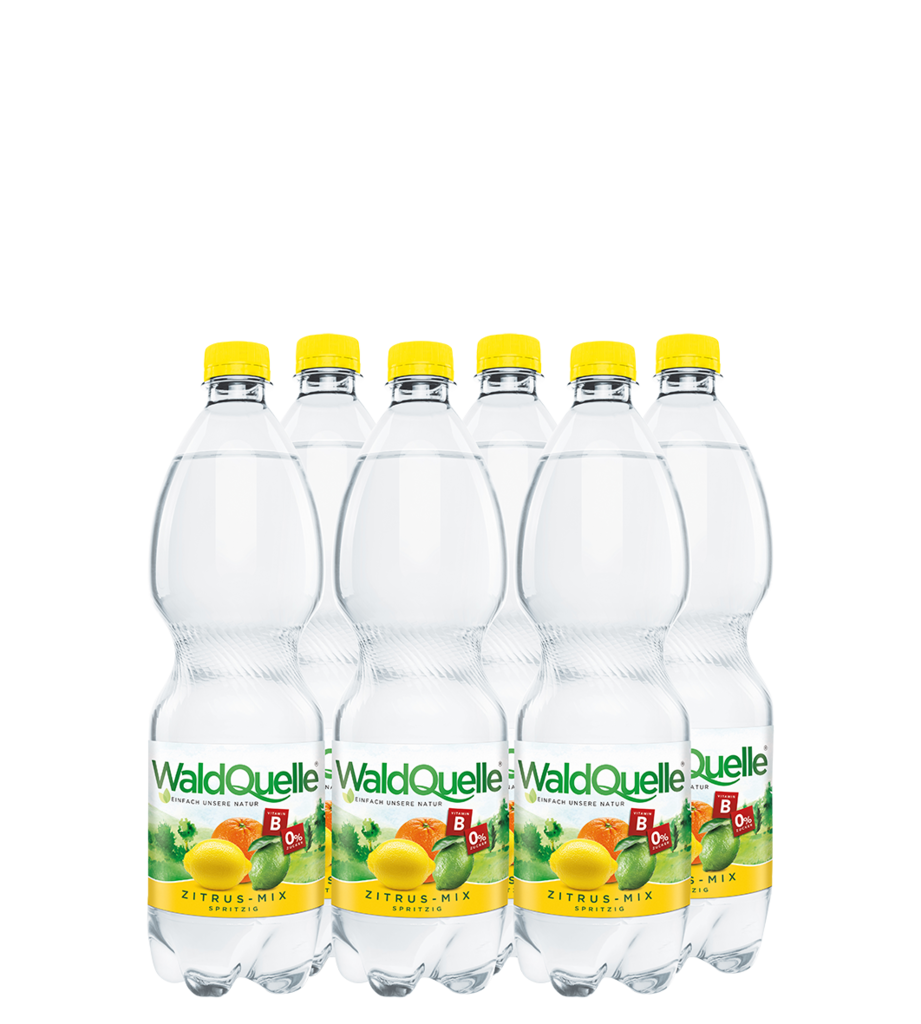 6 1.00l Fl Waldquelle Zitrus Mix PET EWP 