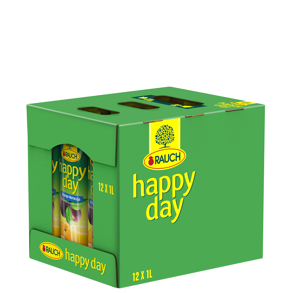 12 1.00l Pg Rauch Happy Day Orange Maracuja  