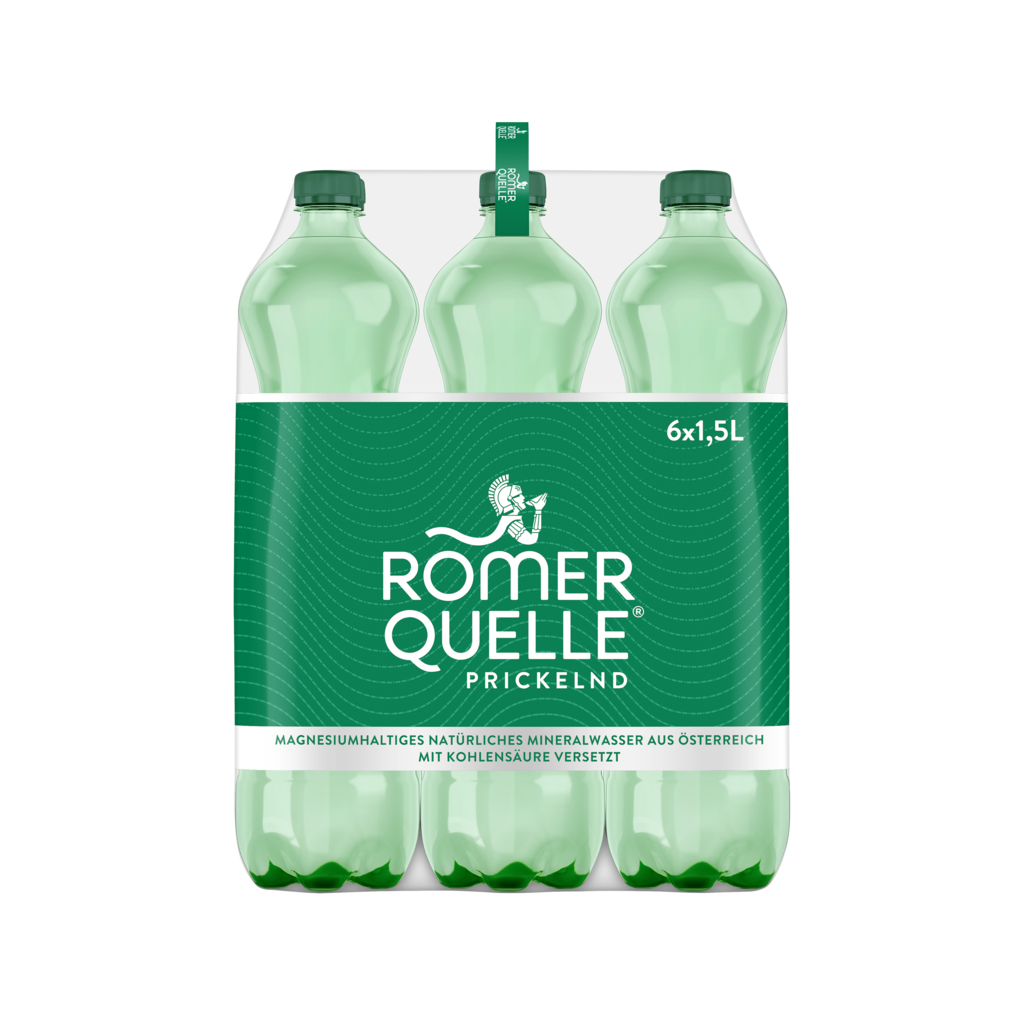 6 1.50l Fl Römerquelle prickelnd PET EWP 