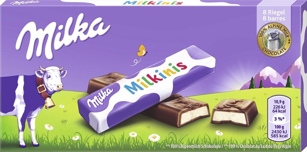 20 87.5grPg Milka Milkinis Sticks 