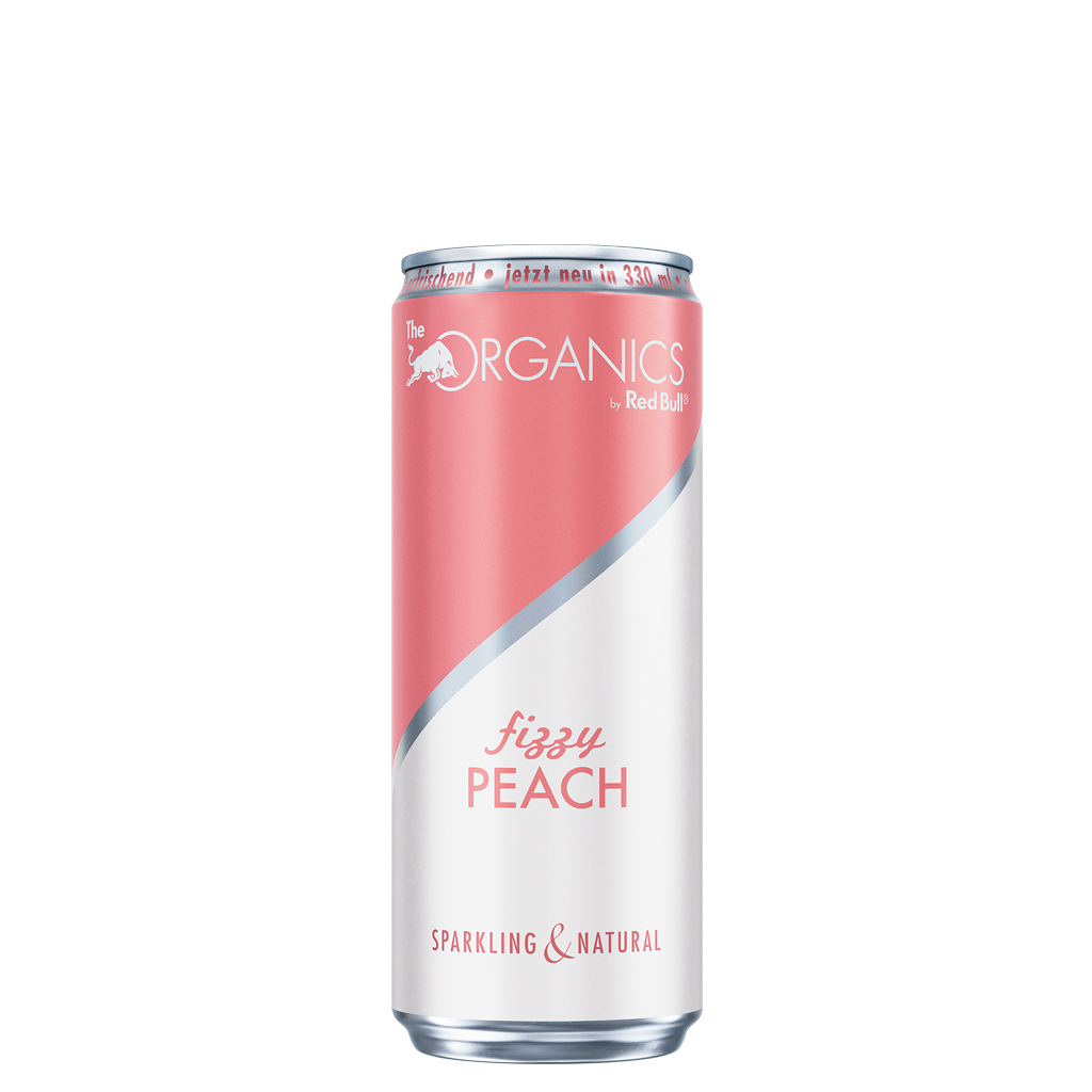 24 0.33l Ds Red Bull Organics Fizzy Peach BIO EWP 