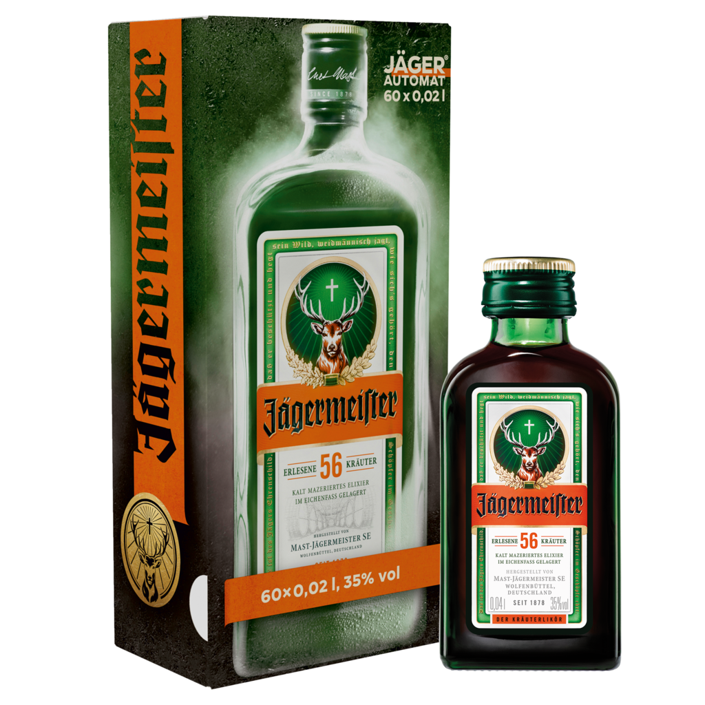 60 0.02l Fl Jägermeister Automat 35% 