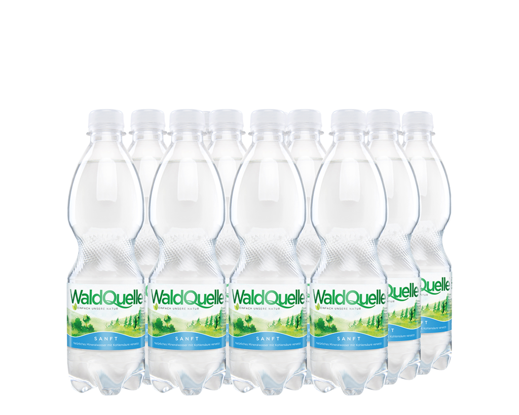 12 0.50l Fl Waldquelle Mineralwasser sanft PET EWP 