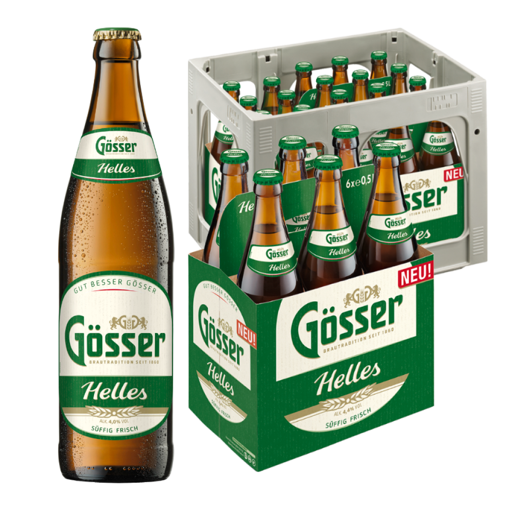 3 6/0.50MP Gösser Helles MW 