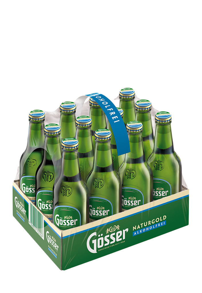 12 0.33l Fl Gösser Naturgold Alkoholfreies Bier EW       