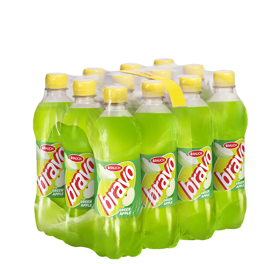 12 0.50l Fl Rauch Bravo Green Apple PET EWP 