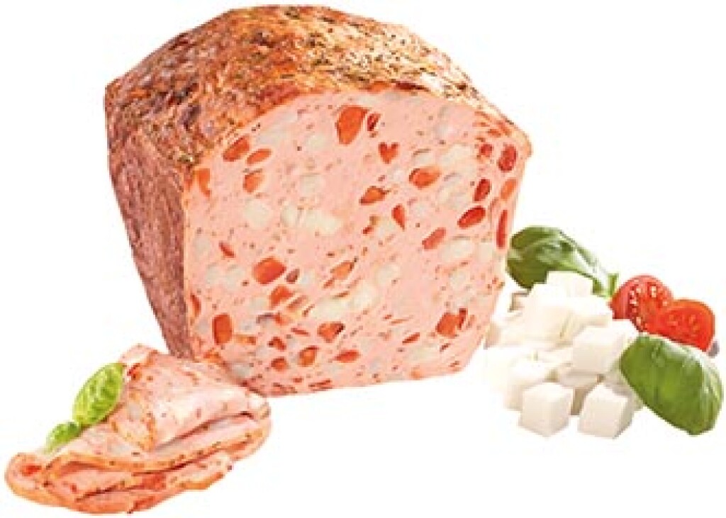 1 1.8kg Pg Gourmetfein Tomate-Mozzarella-Leberkäse 