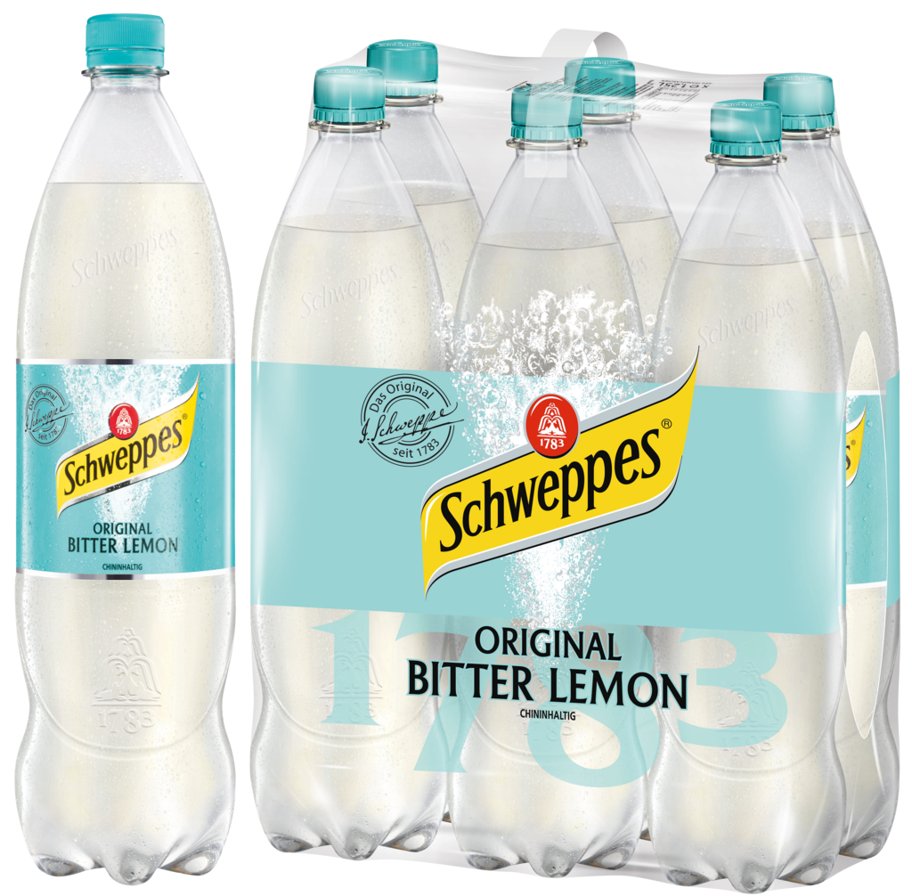 6 1.25l Fl Schweppes Bitter Lemon PET EWP 