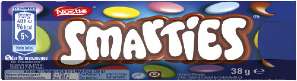24 38g Rl Smarties Single 