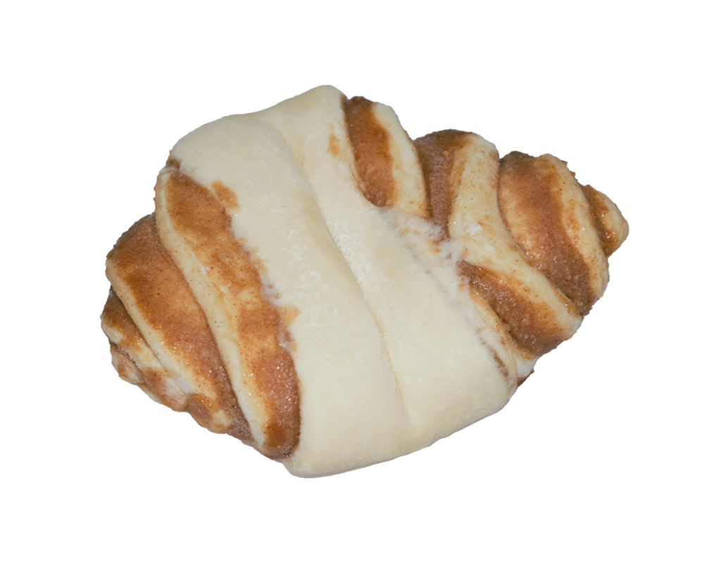 72 1St Pg TKK Franzbrötchen mit  Zimt Zucker Füllung ungebacken  