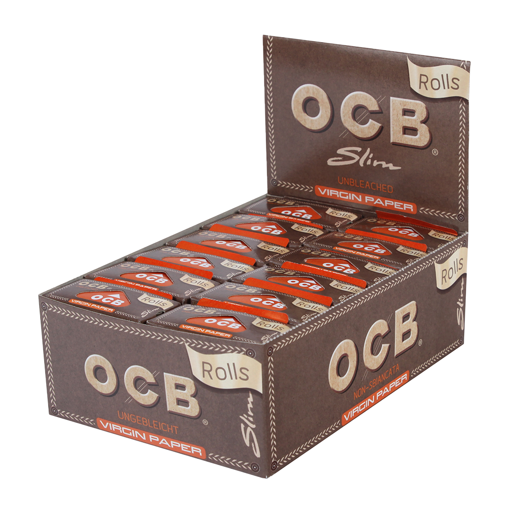 24 1St Pg OCB Unbleached Virgin Rolls Abverkauf  
