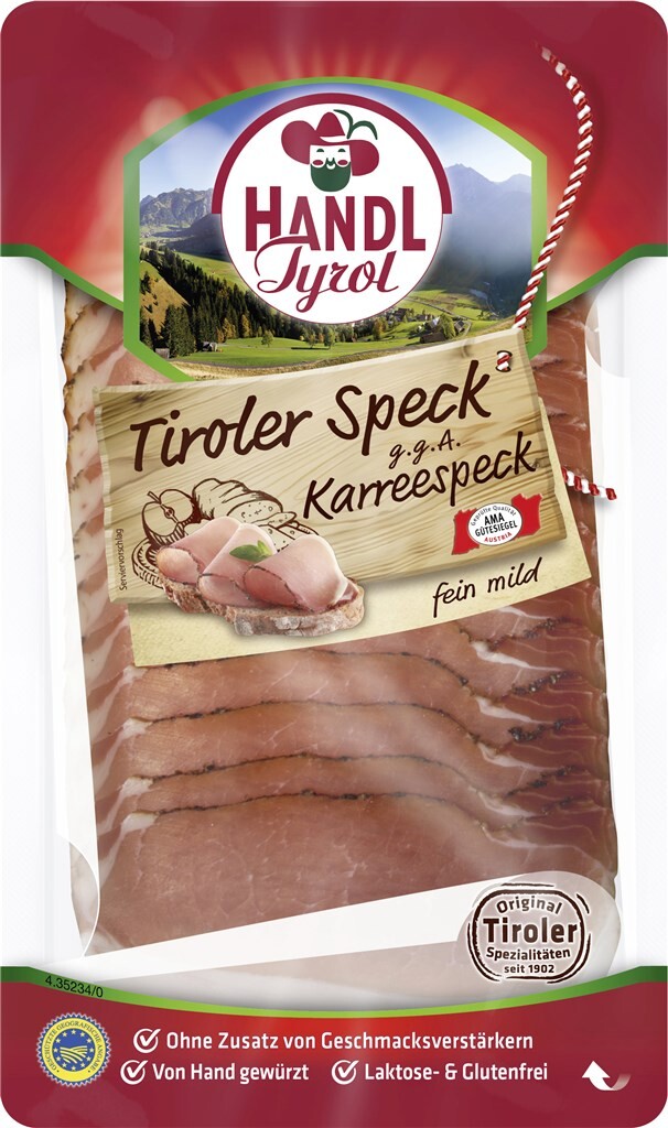 5 100g Pg Handl Karreespeck geschnitten 