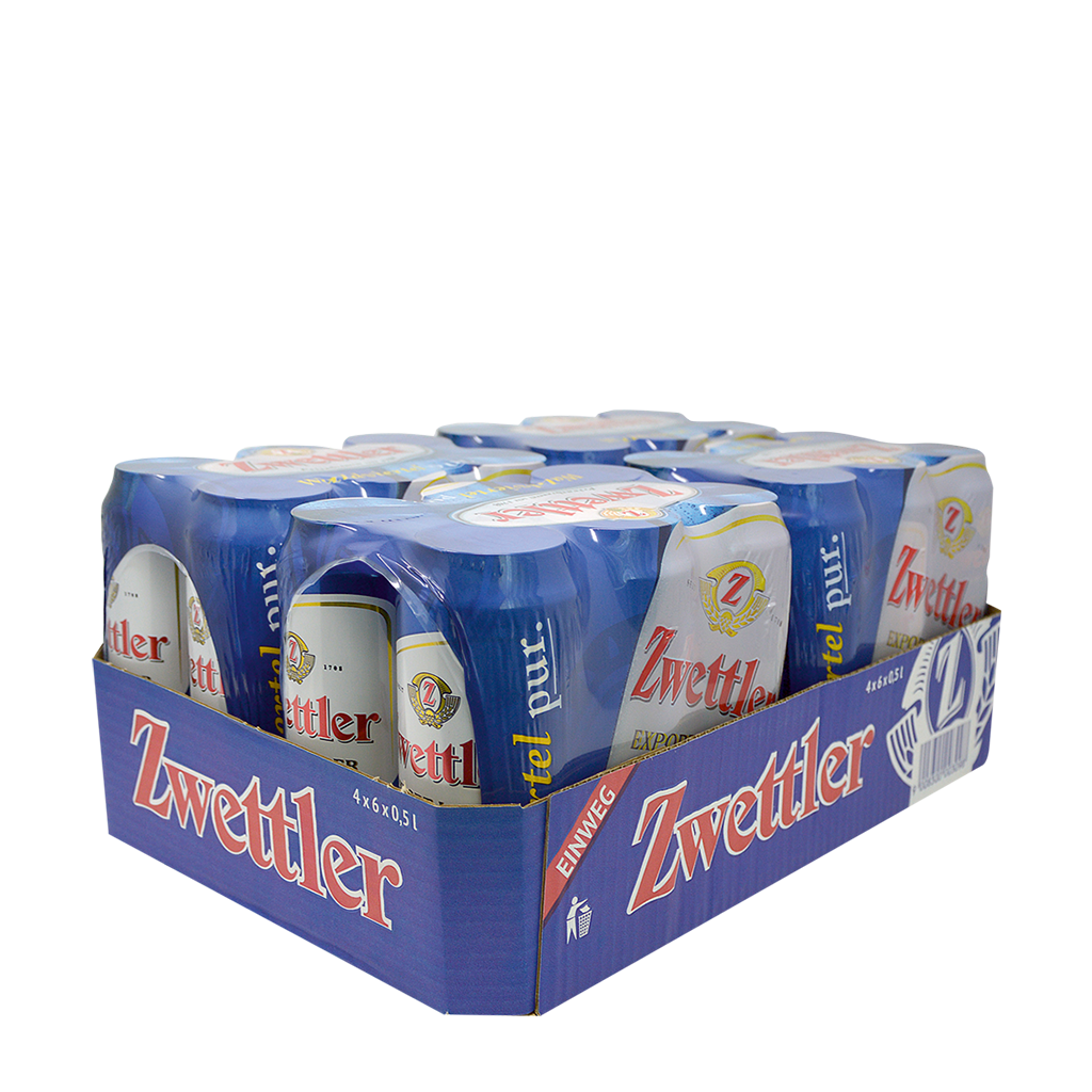 4 6/0.50MP Zwettler Export Lager Dose EWP 