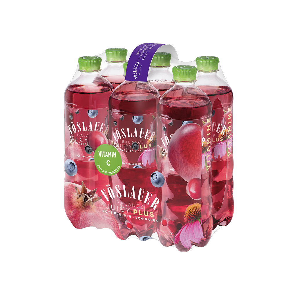 6 0.75l Fl Vöslauer Balance Juicy Plus Rote Früchte 